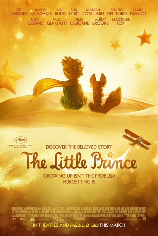 The Little Prince (2016) original theatrical movie poster - Final