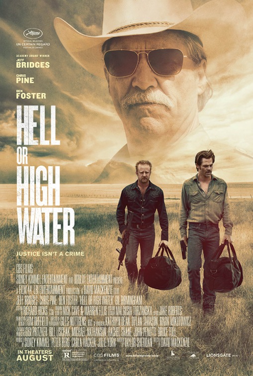 Hell or High Water (2016) original theatrical movie poster - Final