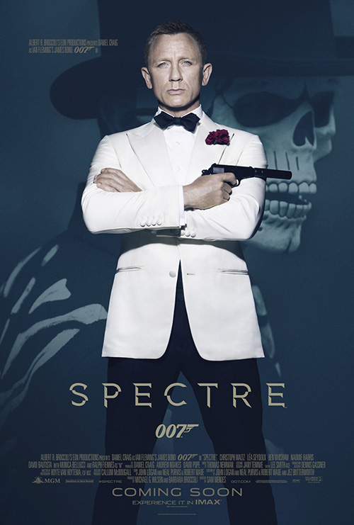 Spectre (2015) original theatrical movie poster - Style A