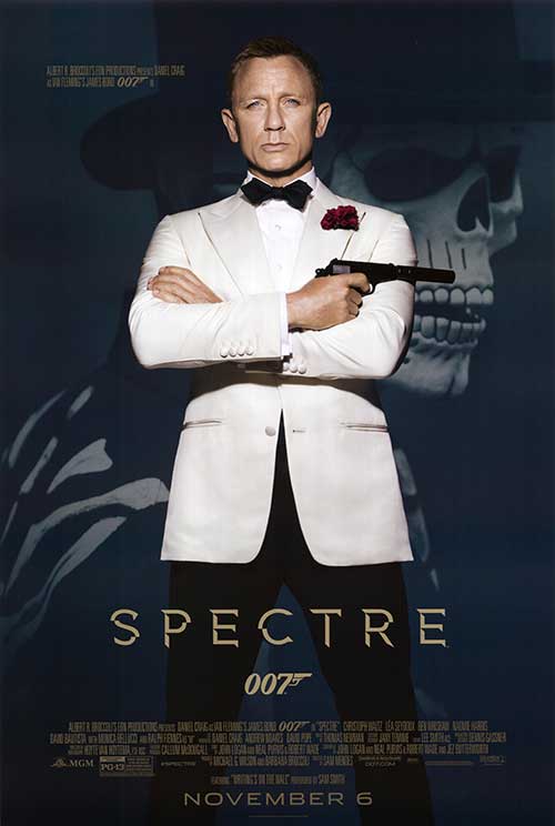 Spectre (2015) original theatrical movie poster - Final