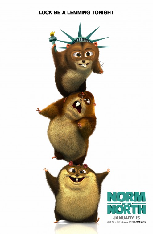 Norm of the North (2016) original theatrical movie poster - Advance Style B