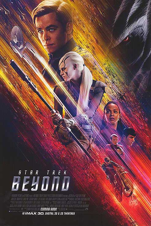 Star Trek Beyond (2016) original theatrical movie poster - International