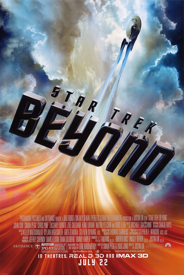 Star Trek Beyond (2016) original theatrical movie poster - Final