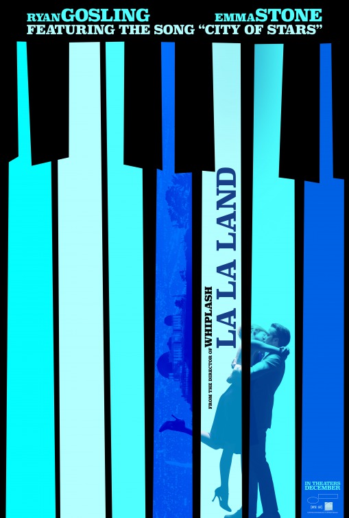 La La Land (2016) original theatrical movie poster - Advance Style A