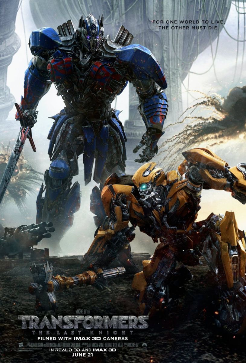 Transformers: The Last Knight (2017) original theatrical movie poster - Advance Style B