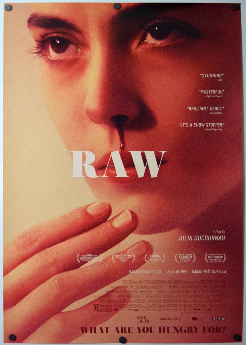 Raw (2017) original theatrical movie poster - Final