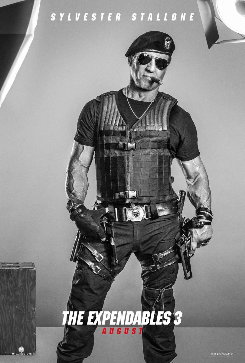 The Expendables 3 (2014) original theatrical movie poster - Advance Style E