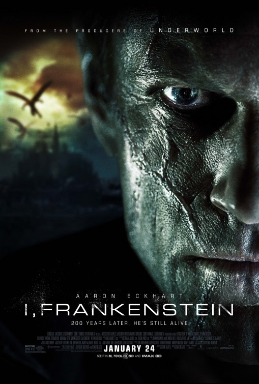 I, Frankenstein (2014) original theatrical movie poster - Final