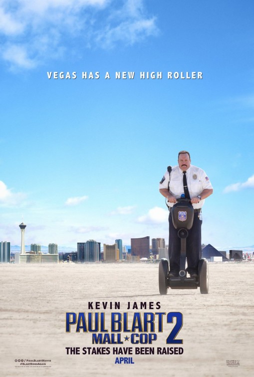 Paul Blart: Mall Cop 2 (2015) original theatrical movie poster - Advance