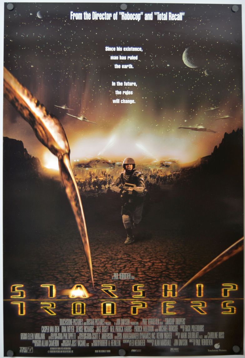 Starship Troopers (1997) original theatrical movie poster - Final