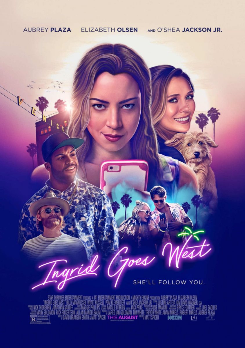 Ingrid Goes West (2017) original theatrical movie poster - Final