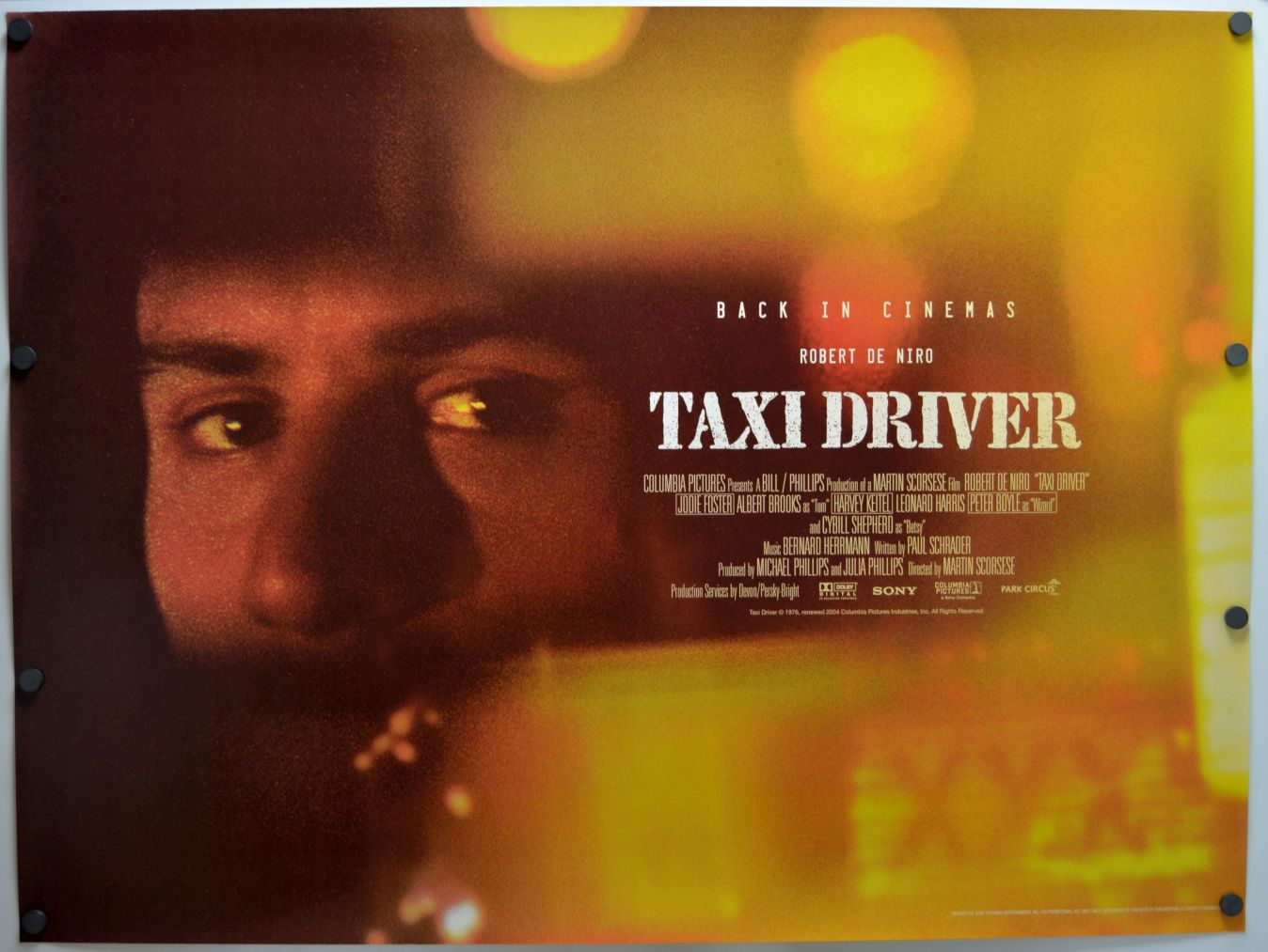 Taxi Driver (2017) original theatrical movie poster - Re-Release