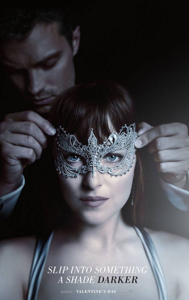 Fifty Shades Darker (2017) original theatrical movie poster - Advance