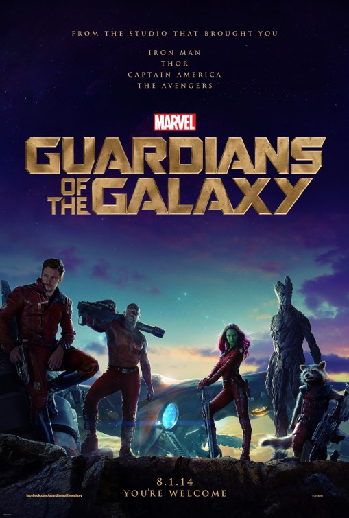 Guardians of the Galaxy (2014) original theatrical movie poster - Advance