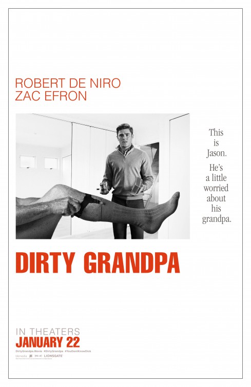 Dirty Grandpa (2016) original theatrical movie poster - Advance