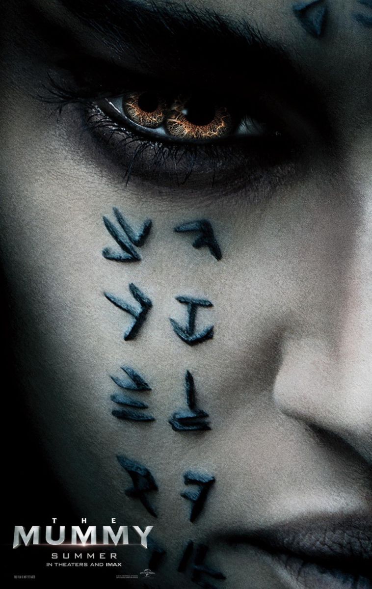 The Mummy (2017) original theatrical movie poster - Advance Style B
