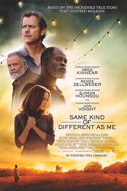 Same Kind of Different as Me (2017) original theatrical movie poster - Final