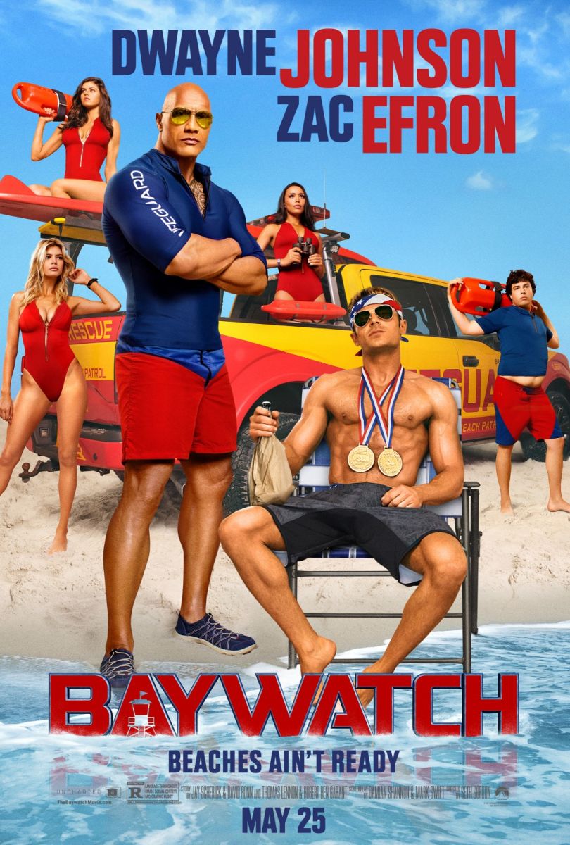 Baywatch (2017) original theatrical movie poster - Advance