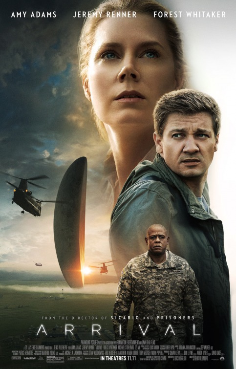 Arrival (2016) original theatrical movie poster - Final