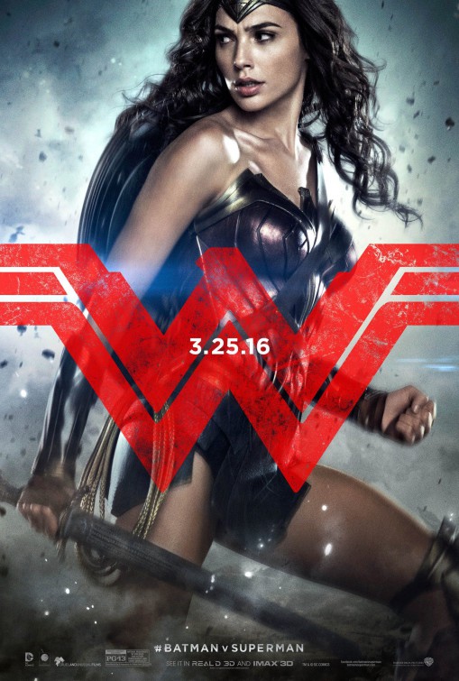 Batman v Superman: Dawn of Justice (2016) original theatrical movie poster - Advance Style E