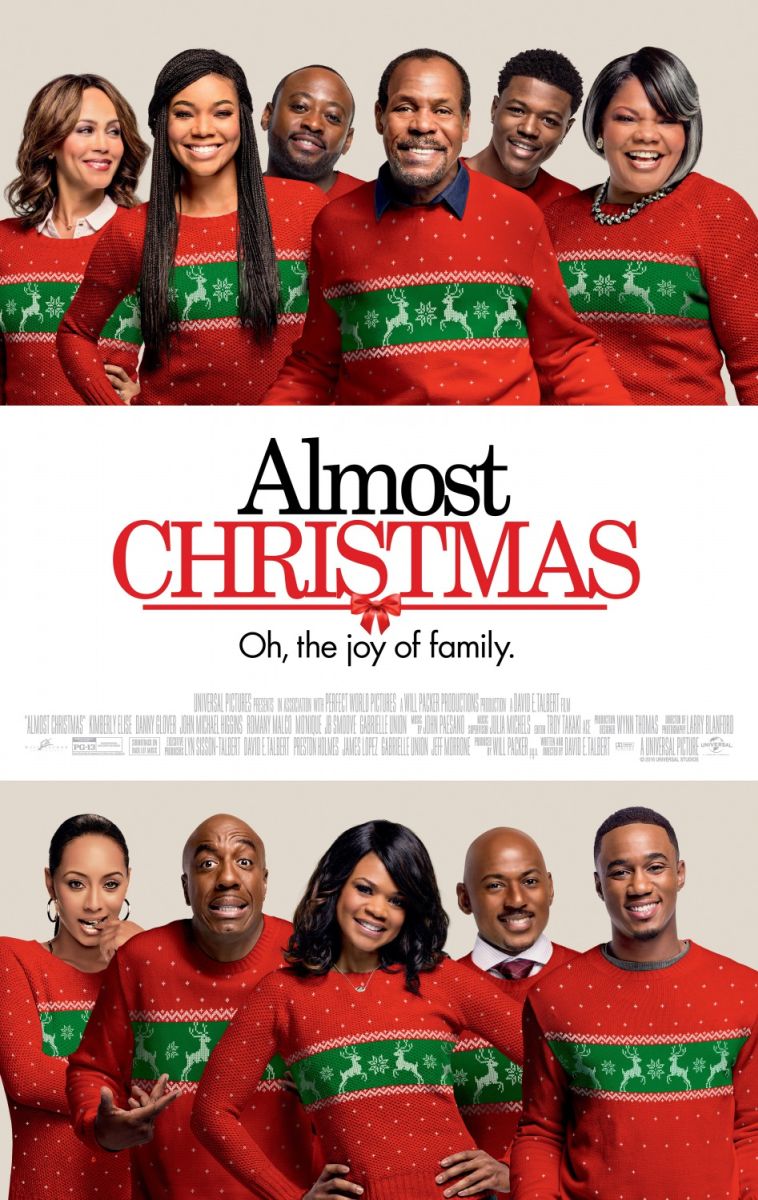 Almost Christmas (2016) original theatrical movie poster - Final