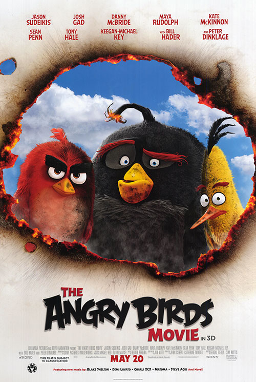 The Angry Birds Movie (2016) original theatrical movie poster - Final