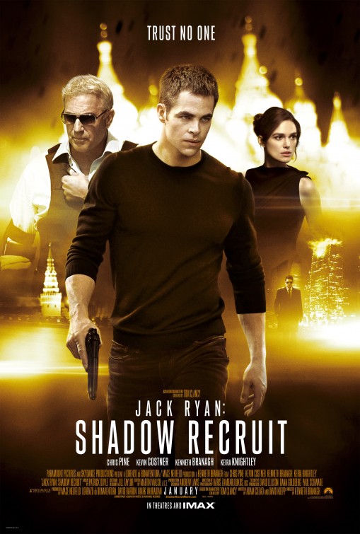 Jack Ryan: Shadow Recruit (2014) original theatrical movie poster - Final