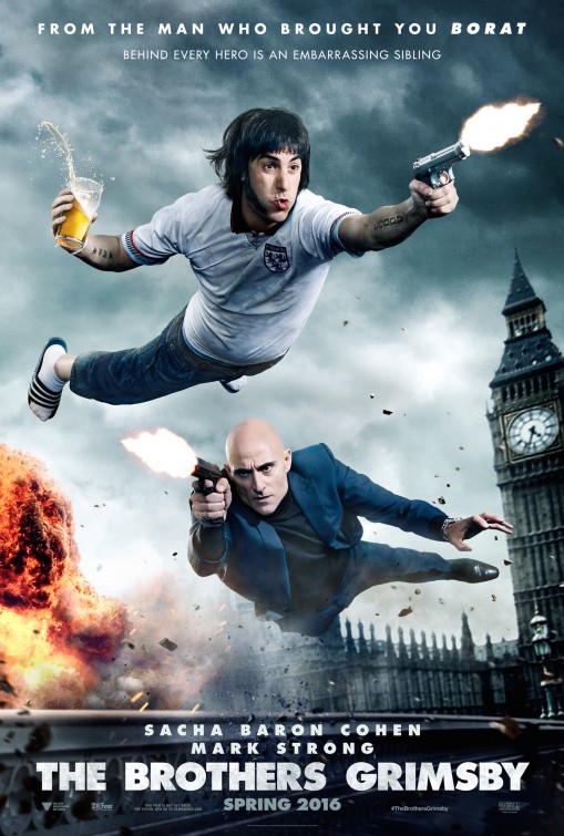 The Brothers Grimsby (2016) original theatrical movie poster - Advance