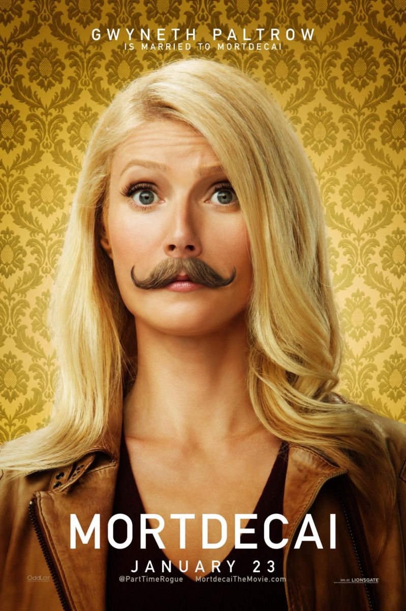 Mortdecai (2015) original theatrical movie poster - Advance Style B