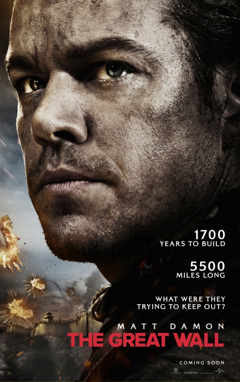The Great Wall (2017) original theatrical movie poster - Advance