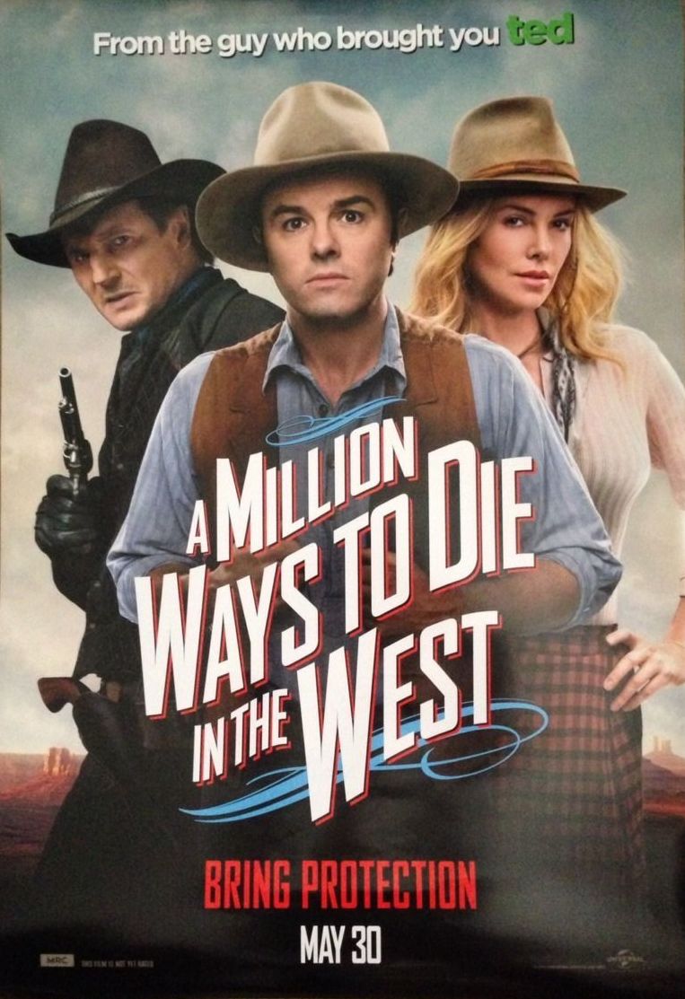 A Million Ways to Die in the West (2014) original theatrical movie poster - Final