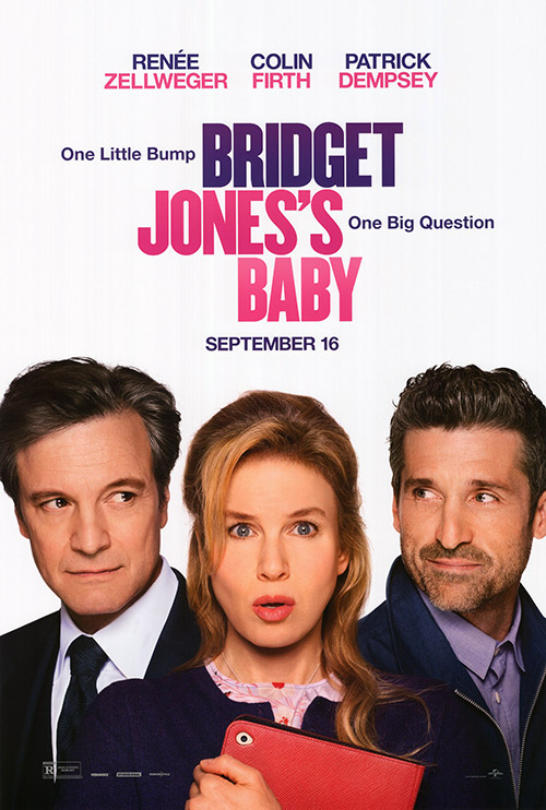 Bridget Jones's Baby (2016) original theatrical movie poster - Advance Style B