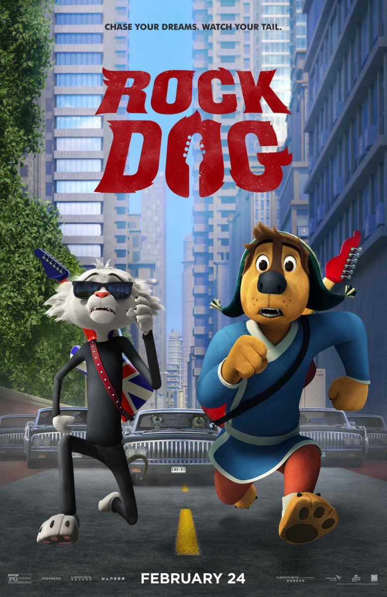Rock Dog (2017) original theatrical movie poster - Final