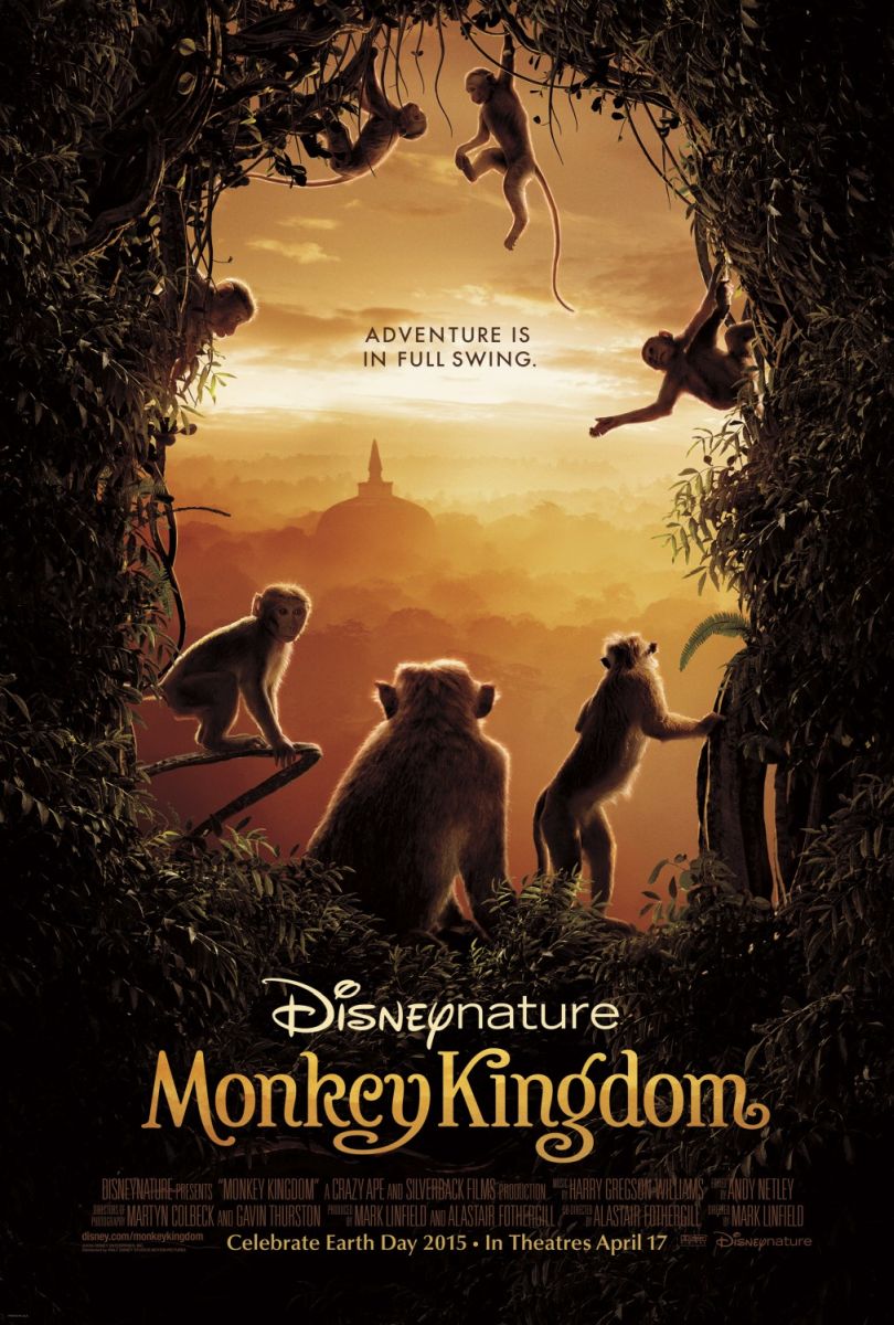 Monkey Kingdom (2015) original theatrical movie poster - Final
