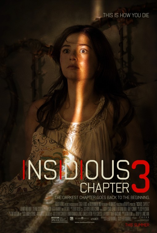 Insidious: Chapter 3 (2015) original theatrical movie poster - Advance