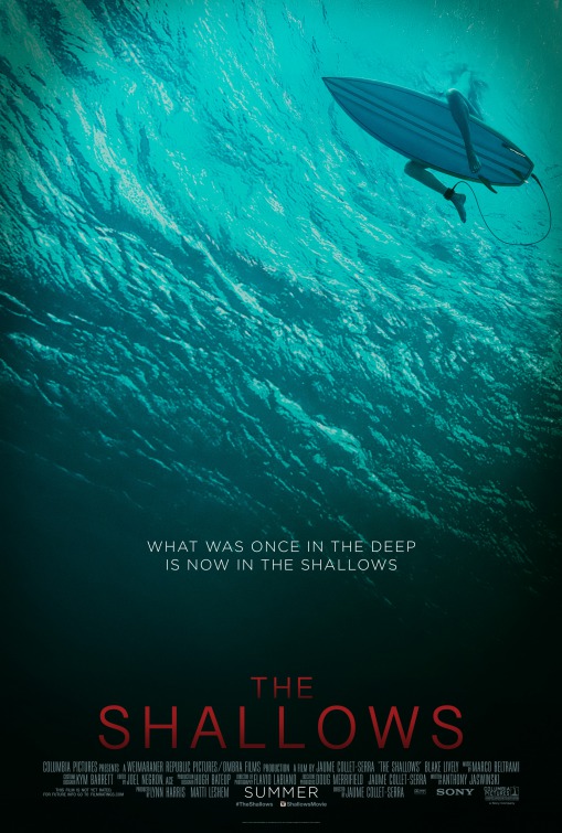 The Shallows (2016) original theatrical movie poster - Final