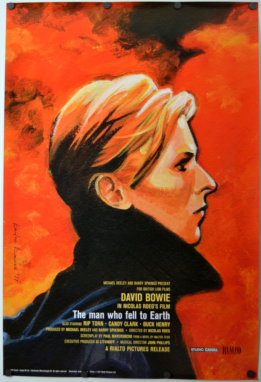 The Man Who Fell to Earth (2011) original theatrical movie poster - Re-Release