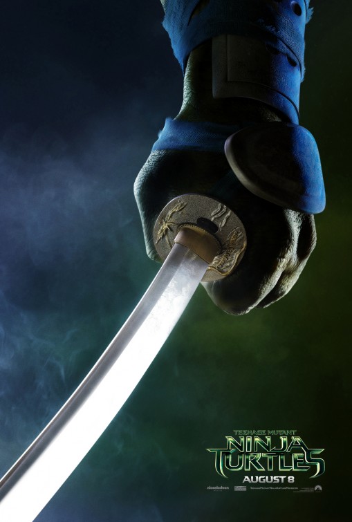Teenage Mutant Ninja Turtles (2014) original theatrical movie poster - Advance Style D