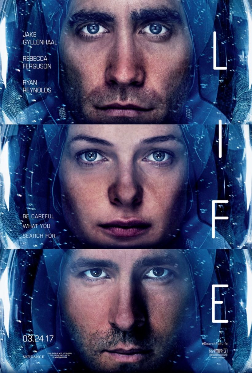Life (2017) original theatrical movie poster - Advance