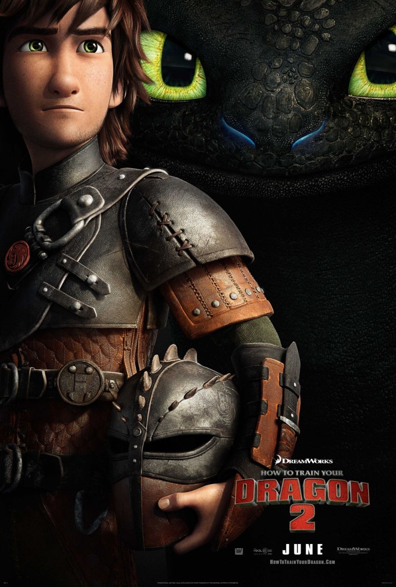How to Train Your Dragon 2 (2014) original theatrical movie poster - Advance