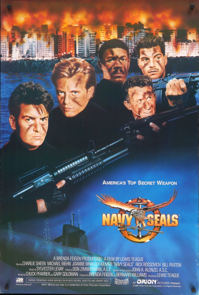 Navy Seals (1990) original theatrical movie poster - International
