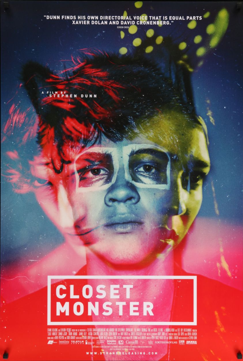 Closet Monster (2016) original theatrical movie poster - Final