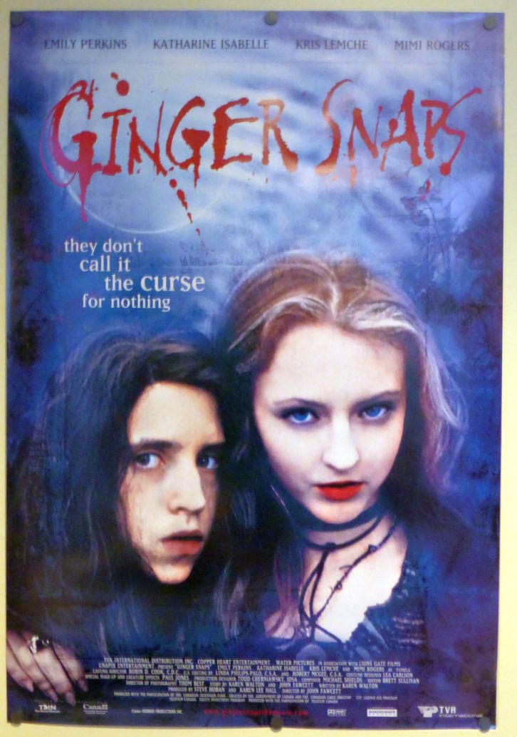 Ginger Snaps (2001) original theatrical movie poster - Final