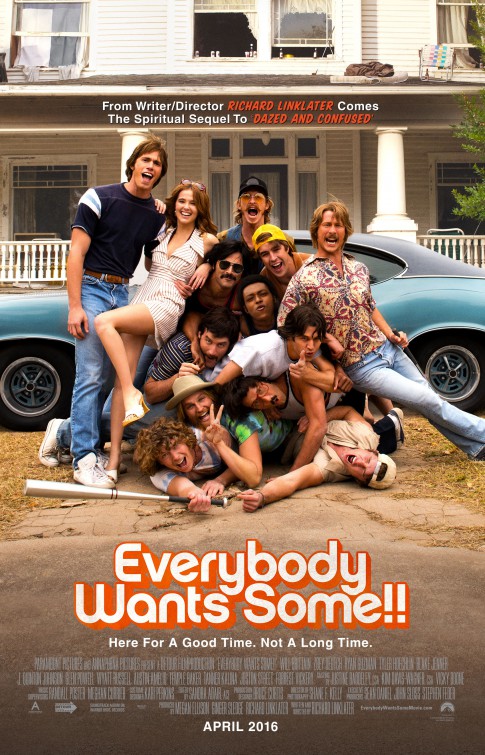 Everybody Wants Some!! (2016) original theatrical movie poster - Final