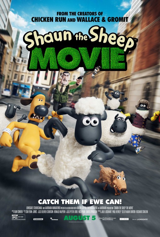 Shaun the Sheep Movie (2015) original theatrical movie poster - Final