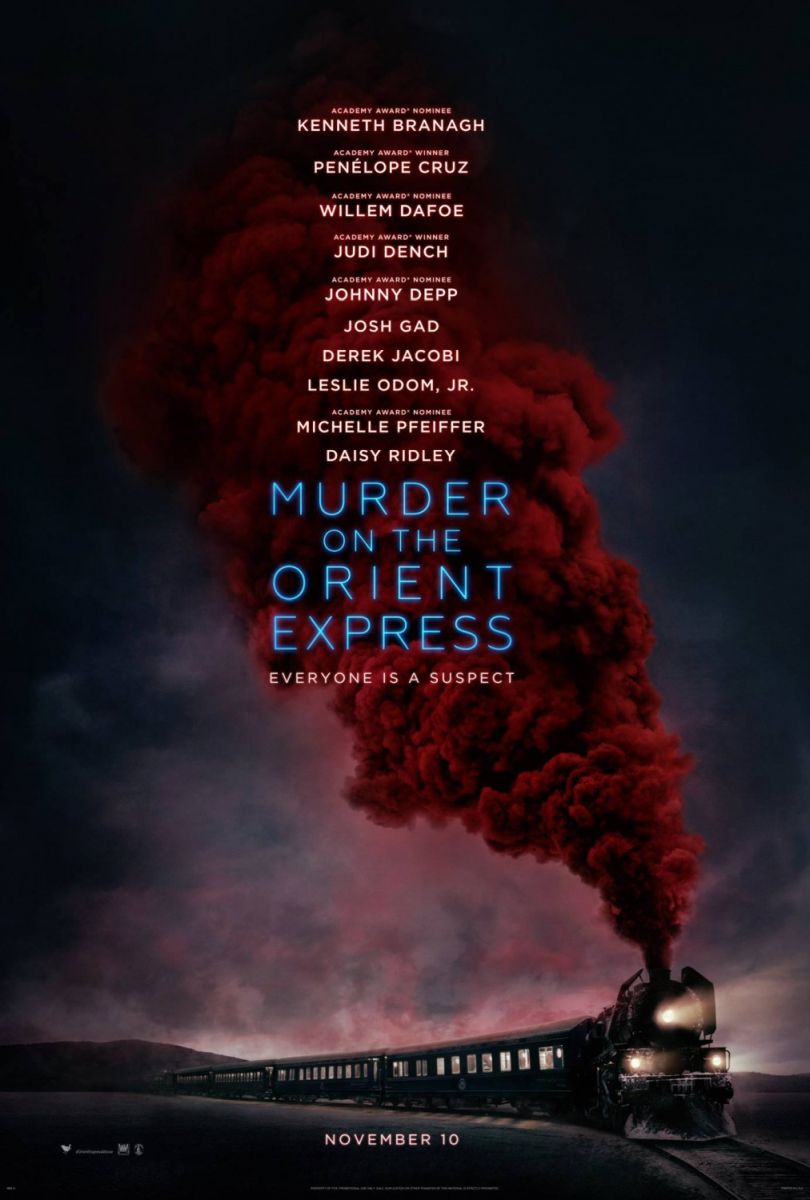 Murder on the Orient Express (2017) original theatrical movie poster - International Advance