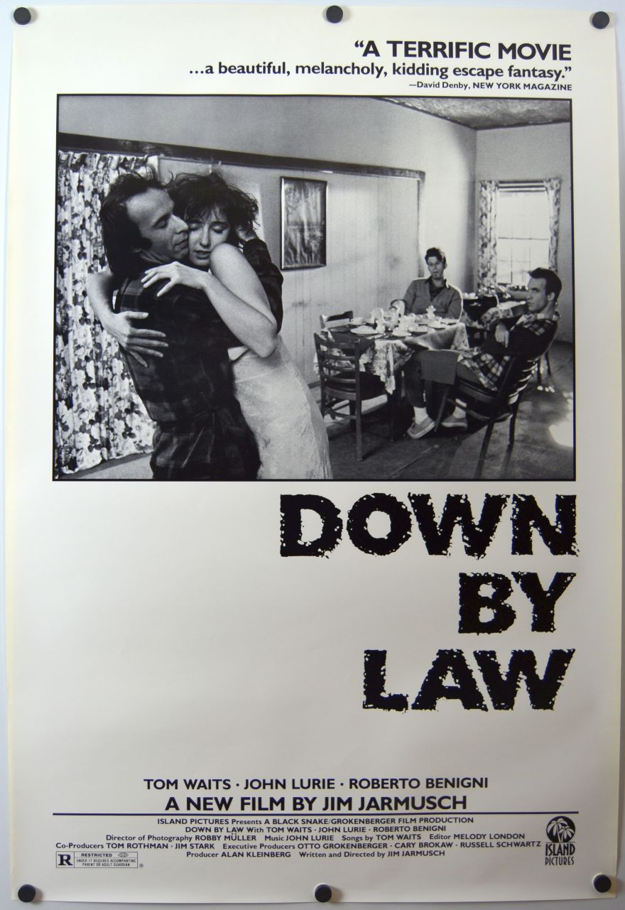 Down by Law (1986) original theatrical movie poster - Style A