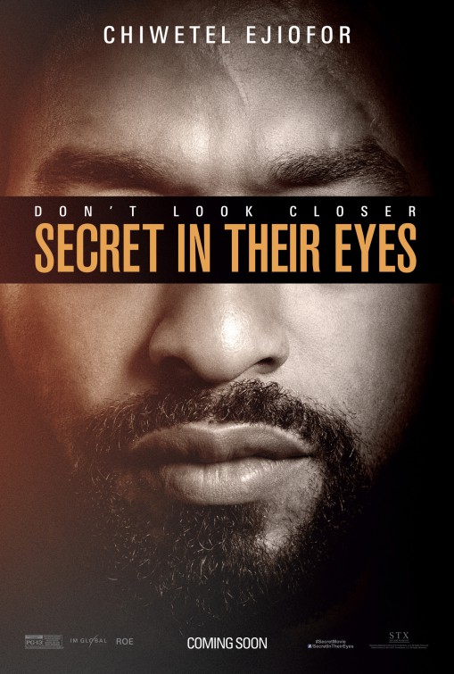 Secret in Their Eyes (2015) original theatrical movie poster - Advance Style A