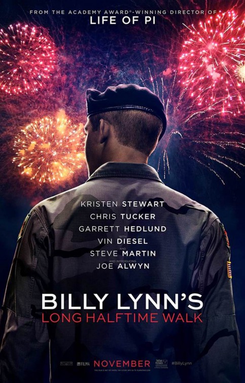 Billy Lynn's Long Halftime Walk (2016) original theatrical movie poster - Advance
