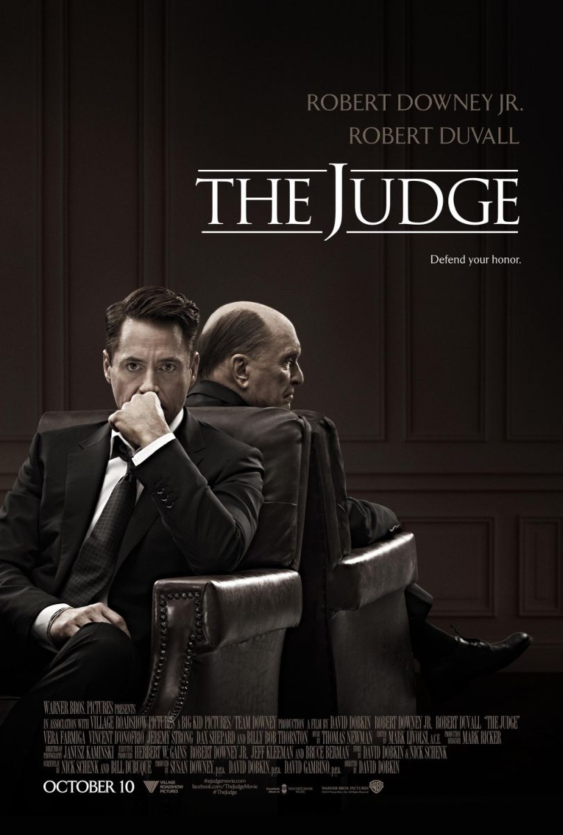 The Judge (2014) original theatrical movie poster - Advance